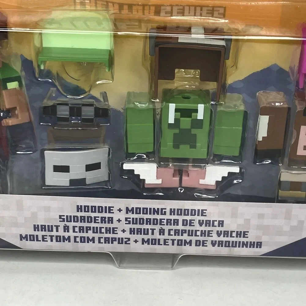 CREATOR SERIES Minecraft HOODIE FIGURE PACK Customizable Character 2022 New